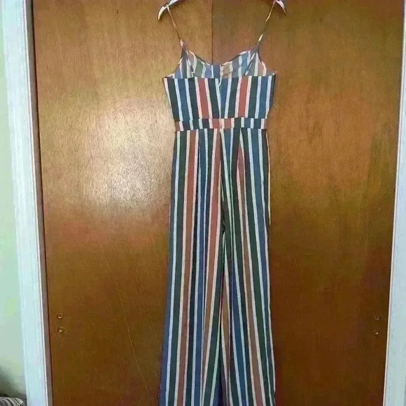 Romeo & Juliet Couture Striped Jumpsuit Playsuit Size XS to S - Picture 2 of 8